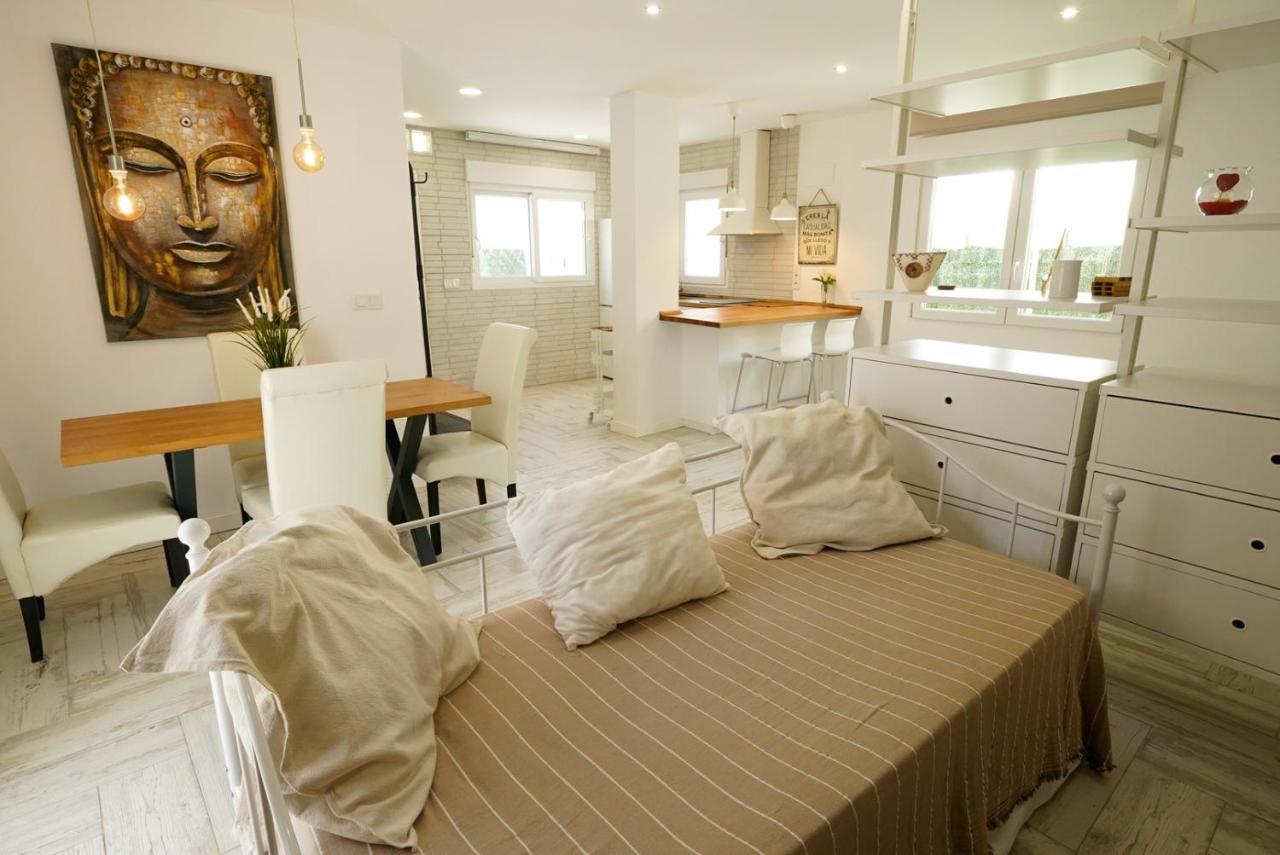 Apartamento Loft Con Terreno Privado Y Parking Compartido - A 800M De Playa Poniente Benidorm Exteriör bild
